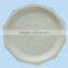 Round wood plate elegant