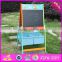 New wooden magnetic drawing board for kids,best sale wooden magnetic drawing board for toddlers W12B102-S