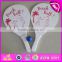 2015 New summer beach wooden racket set,Fancy design wooden beach paddle rackets,Wooden Beach Paddle with plastic tray W01A106