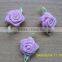 MSD wholesale ribbon flower for socks decorations,mini handmade ribbon flower