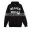 Custom 2 pockets printing letters blank hoodies with hoody men pullover hoodie