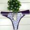 Wholesale Printing Dotted t Back Panties Cotton Panties Women Thong Ladies Underwear