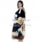 CX-G-A-262 Womens Clothing Patchwork Genuine Mongolian Fur Winter Jacket