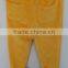 Cool Babies Yellow Corduroy With Faux Fur Leg Hole Pants for Autumn