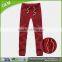 20red plaid women casual pants with elastic fabric