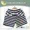 Fashionable 100% cotton black and white stripes baby boy short pants