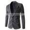 1 pc hot sale good quality 4 size for choice slim fit striped long sleeve V neck slim fit men blazer