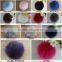 Myfur Brown Color Genuine Fox Fur Ball Wholesale Hat Accessory Pom Poms