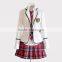 Juqian 2016 custom high class bulk school suits colours beautiful korean high school uniforms wholesale