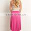 Latest Skirt Design Pictures Women Trend hi Low Maternity Skirt 2016