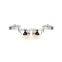 2 pcs Men Stainless Steel Round Fashion Cufflinks