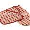 65polyest 35cotton printed kitchen glove sets