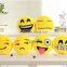 Wholesale Soft plush emoji pillow stuffed toys Smiley Emoticon Pillow