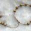 8mm Gorgeous Natural Round Polished Wood Beads Handmade Cord String Bracelet Wooden Prayer Beads Rosary Cross Pendant Bracelet