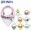New Design Custom Fashion 100% Cotton Soft Baby Drool Bibs With Pacifier