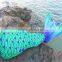 Children Swimming pool bag monofin swimsuit mermaid tail costumes