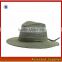 Cheap safari crushable summer fishmen hat soft mesh Aussie breezer hat/cowboy hat with adjustable tie