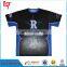 High quality 100%polyester team baseball T-shirts dry fit sublimation baseball jerseys