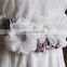 Newest Hand Sewn Flowers Combination Belt Accessories Bridal Shower