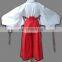 Rose Team Fast Shipping InuYasha Kikyo Miko Kimono Anime Sexy Halloween Carnival Costumes