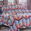 100% Indian cotton 300tc bedding sets, elegant flower designs printed bed sheet