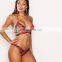wholesale printed fabric wrap bikini/best quality carvico bikini bathing suit