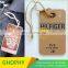 Wholesale Fashion Design Custom Logo Printed Kraft Hang Tags/Swing Tags