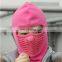 Winter outdoor full face mask warm dustproof beanie hat fleece mask balaclava cap