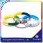 China cheap new design personal custom mixed color silicone bracelets