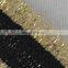 Fashionable fringes ribbon trim with gold lurex for garment accessories