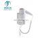 Modun ABS Plastic Wall Mounted White Hair Dryer For Hotel