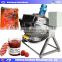 Electric Heating Tilting Hot Sauce Jacketed Kettle With Mixer