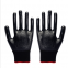 42g black shell black nitrile coated gloves