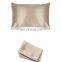 custom 100%mulberry silk pillow case 22mm silk pillowcase with box