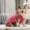 Korean Velvet Waterproof S M L XXXS XL Pet Jacket Coat Dog Winter Clothes with Hat