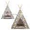 Wholesale Factory Waterproof Outdoor Camping China Pop Up Portable Pet Dog Cat Teepee Bed Tent For Dogs