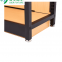 Metal and wood supermarket and stationery display racks light duty hot sale store display rack