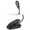 Rechargeable USB Power Led Flexible Clip Book Light For Bedroom Table Desk Lamp