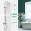 Bathroom Shower System Dual Head Set Wall Mounted Thermostatic Bath Shower Set