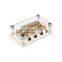 New released brass with true Gold plated car ditibution block ,car audio accessories,3*0/4ga in-4*0/4ga out