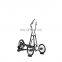 3i China manufacturer sports equipment Indoor exercise bike elliptical cross trainer