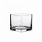 Wholesale square transparent glass candlestick, candle cup, glass square jar, candle container, home decoration