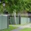 Low Carbon Steel Security Powder Coated Fencing Panels Color Steel Fence