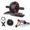 Factory customization ab roller wheel gym equipment abdominal exercise With elastic resistance band Foam PVC jump rope
