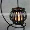 Retro pumpkin Candlestick holder European metal candle holder creative gift romantic wedding decoration
