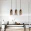 North single head chandelier individual glass small droplight restaurant hanging lamp