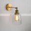 American personality simple retro glass wall lamp for decoration