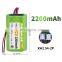 High Performance 7.4v 18650 rechargeable lithium battery for POS Machine