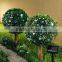 2 Pack Outdoor Garden 30 Bright White LED Solar Topiary Tree Bush Landscape Path Light Lamp Yard Patio Decoration