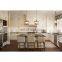 Classic White Wood Color Modular Modern Kitchen Cabinets With Island